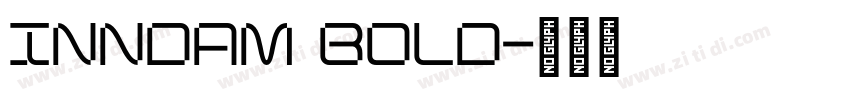 Inndam Bold字体转换
